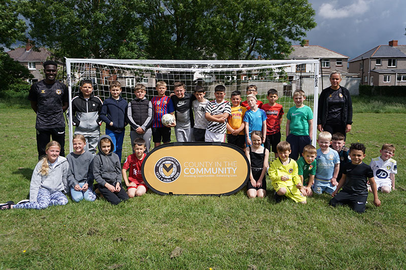 Newport County in the Community Fit and Fed June 2022